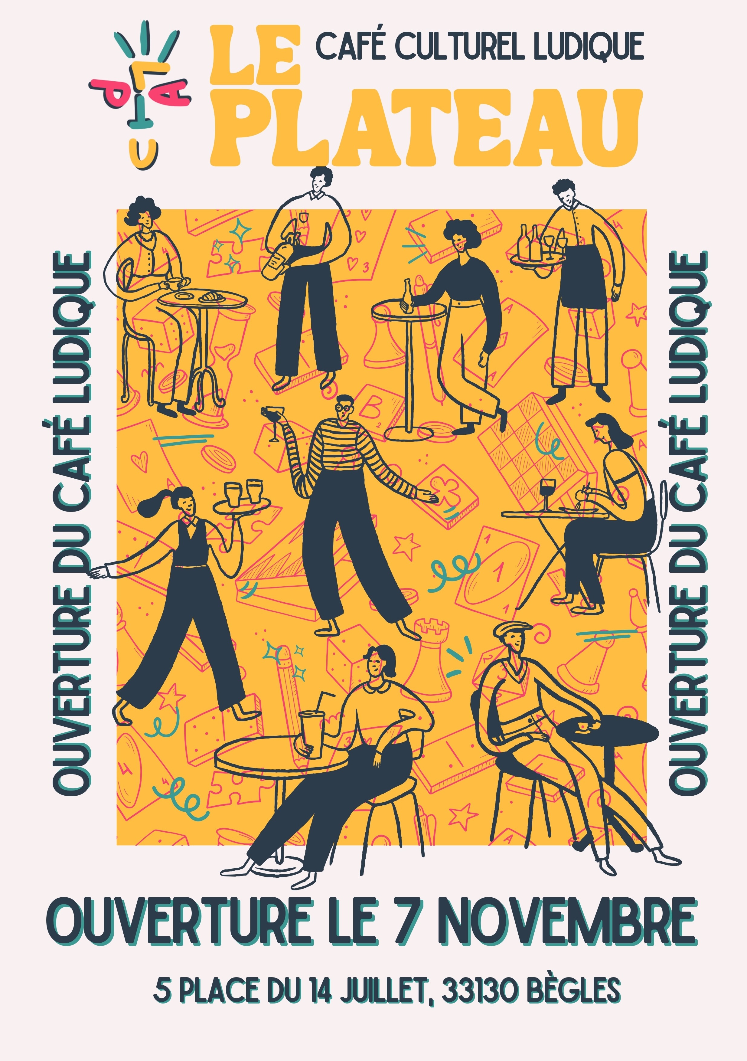 Flyer de l'ouverture du Plateau